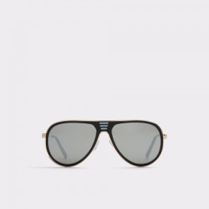 Lentes de Sol Aldo Barnish Aviator sunglasses Hombre Negros | DMUYXK285