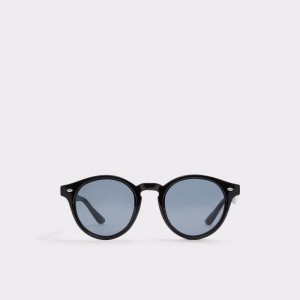 Lentes de Sol Aldo Graewien Round sunglasses Hombre Negros | DQBPIH802