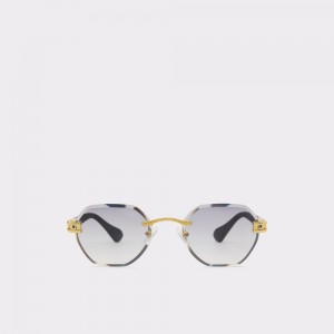 Lentes de Sol Aldo Hassaleh Round sunglasses Hombre Dorados | OLPMAJ137