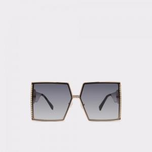 Lentes de Sol Aldo Leewin Sunglasses Mujer Negros Dorados | KVTBHJ057