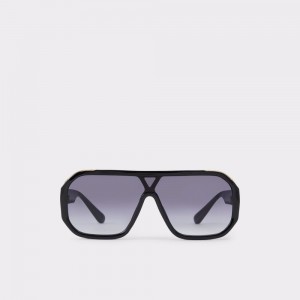 Lentes de Sol Aldo Rawien Aviator sunglasses Hombre Negros Dorados | VWIUQF234