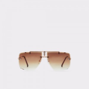 Lentes de Sol Aldo Silikatu Sunglasses Hombre Marrom | HNMXLK814