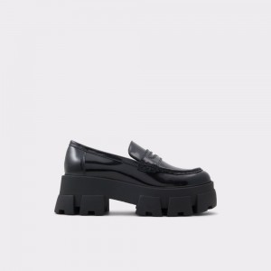 Mocasines Aldo Bigshow Loafer - Lug sole Mujer Negros | SZCGHN847