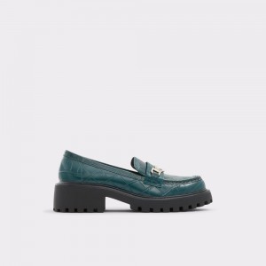 Mocasines Aldo Bigstep Loafer - Lug sole Mujer Verdes Oscuro | EQZRSI614