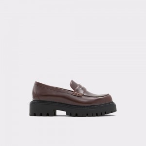 Mocasines Aldo Bigstrut Loafer - Lug sole Mujer Marrom Oscuro | NBYXIE047