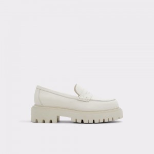 Mocasines Aldo Bigstrut Loafer - Lug sole Mujer Blancos | GWKVJB986