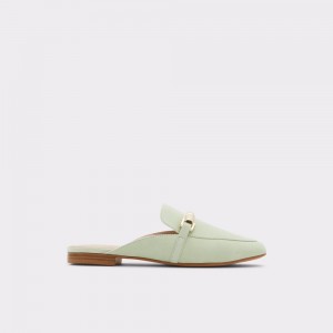 Mocasines Aldo Boski Mule loafer - Block heel Mujer Verdes Claro | GPUZSX976