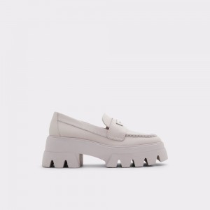 Mocasines Aldo Grandwalk Loafer - Lug sole Mujer Grises | LYFZCV285