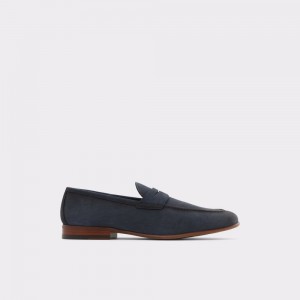 Mocassins Aldo Manubar Loafer Hombre Azul Marino | DMINLB173