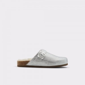 Pantuflas Aldo Wfh Mujer Plateados | POADTK830