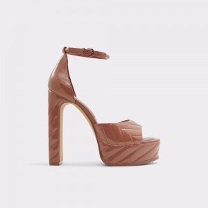 Perfect Pairings Aldo Milena Ankle strap heeled sandal - Plateforme Mujer Rojos | FATLWJ472