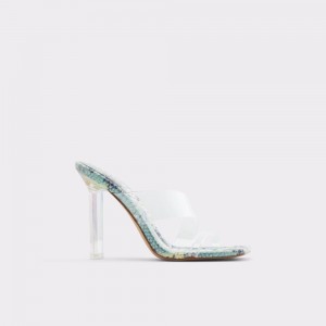 Sandalias Aldo Aderra Heeled mule - Stiletto heel Mujer Verdes Claro | EGXLUS310