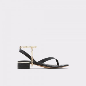Sandalias Aldo Agralella Mujer Negros | AFJUKX402