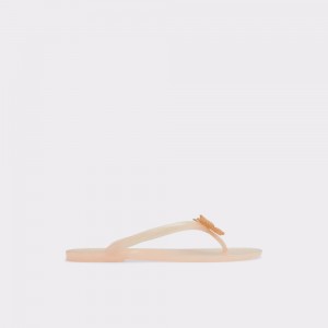 Sandalias Aldo Alelith Flat sandal Mujer Beige | HYLTBU853