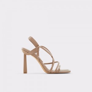 Sandalias Aldo Amilia Strappy heeled sandal Mujer Grises | TENDJS796