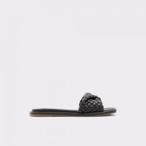 Sandalias Aldo Chicago Slide sandal Mujer Negros | JZQBHK896