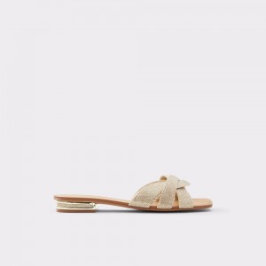 Sandalias Aldo Coredith Slide sandal Mujer Dorados | ZTDSMA947