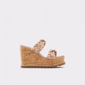 Sandalias Aldo Corky Wedge sandal - Wedge heel Mujer Beige | FOEYZM093