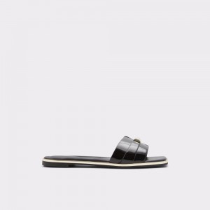Sandalias Aldo Darine Slide sandal Mujer Negros | KASRQC952