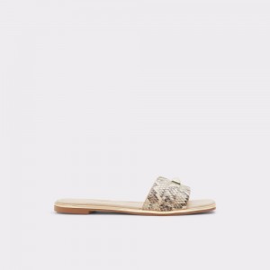 Sandalias Aldo Darine Slide sandal Mujer Beige | WVHNZS421