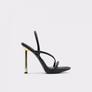 Sandalias Aldo Dorah Sling back heeled sandal Mujer Negros | ASXRNK980