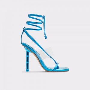 Sandalias Aldo Elektra Strappy heeled sandal Mujer Azules | LXNWDT893