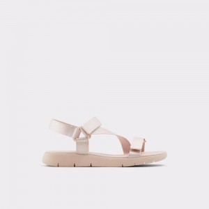 Sandalias Aldo Eoweniel Strappy flat sandal Mujer Rosas Claro | QDTUSM547