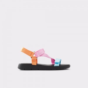 Sandalias Aldo Eoweniel Strappy flat sandal Mujer Azules | SPYRDQ854