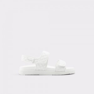 Sandalias Aldo Eowiliwia Sling back sandal Mujer Blancos | WUNITB810