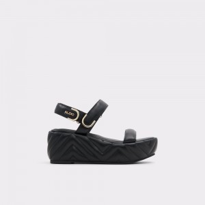 Sandalias Aldo Eroellan Wedge sandal - Platform Mujer Negros | KXCGPY237