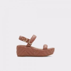 Sandalias Aldo Eroellan Wedge sandal - Platform Mujer Rojos | GKFQHI036