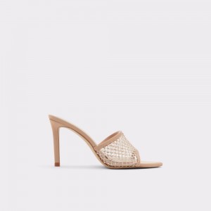 Sandalias Aldo Fluri High heel sandal - Stiletto heel Mujer Beige | YKFNWX306
