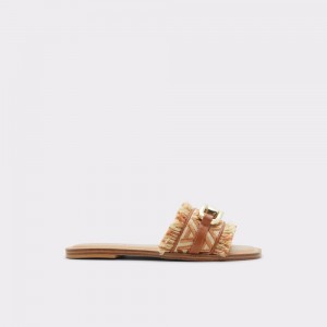 Sandalias Aldo Fringie Slide sandal Mujer Marrom | PHBFSR067