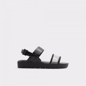 Sandalias Aldo Hailey Flat sandal - Lug sole Mujer Negros | WFHELS629
