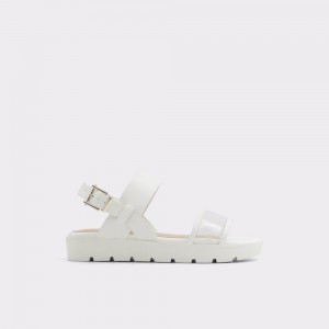 Sandalias Aldo Hailey Flat sandal - Lug sole Mujer Blancos | FESQDH273