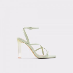 Sandalias Aldo Hainiel Strappy heeled sandal - Cup sole Mujer Verdes Claro | SBVGOU218