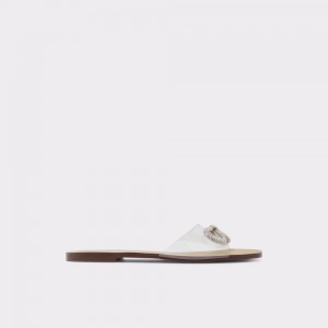Sandalias Aldo Ibigothiel Flat sandal Mujer Plateados | LTDERX891