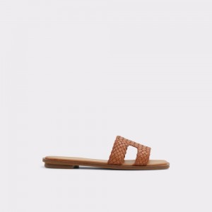 Sandalias Aldo Irmaos Slide sandal Mujer Marrom | YHZNDT834
