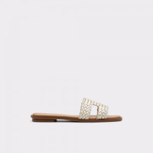 Sandalias Aldo Irmaos Slide sandal Mujer Champagne | IBHEGY179