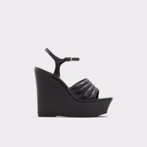 Sandalias Aldo Parri Heeled sandal - Wedge heel Mujer Negros | WBPNJY193