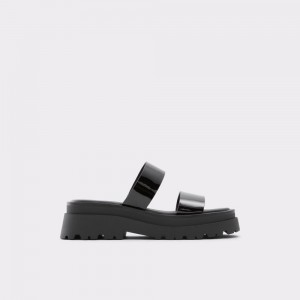 Sandalias Aldo Phelix Slide sandal - Lug sole Mujer Negros | JIKSYH810