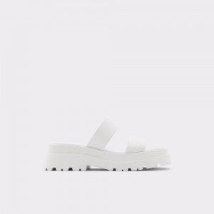Sandalias Aldo Phelix Slide sandal - Lug sole Mujer Blancos | AJPTSM491