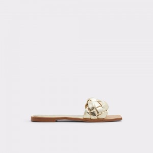 Sandalias Aldo Poets Slide sandal Mujer Dorados | MGTBQP263