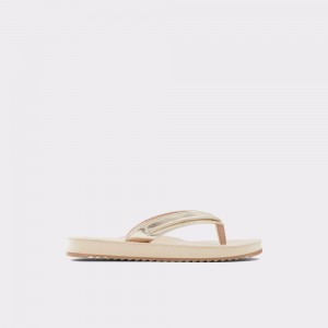 Sandalias Aldo Polo Flip flops Mujer Champagne | CKORLB309