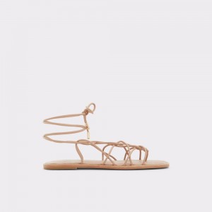 Sandalias Aldo Posey Strappy flat sandal Mujer Beige | RCSVEJ650