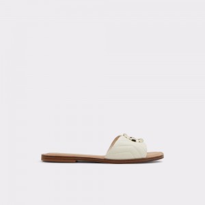 Sandalias Aldo Qelajar Slide sandal Mujer Blancos | VEOZUX683