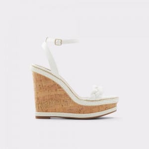 Sandalias Aldo Saluth Wedge sandal - Wedge heel Mujer Blancos | JKTZEY438