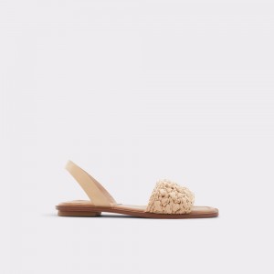 Sandalias Aldo Solena Sling back flat sandal Mujer Beige | MREGKP839