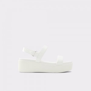 Sandalias Aldo Tisdal Strappy wedge sandal - Wedge heel Mujer Blancos | DBJUKS085