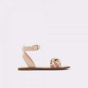 Sandalias Aldo Tressa Sling back flat sandal Mujer Beige | AYRUGJ970
